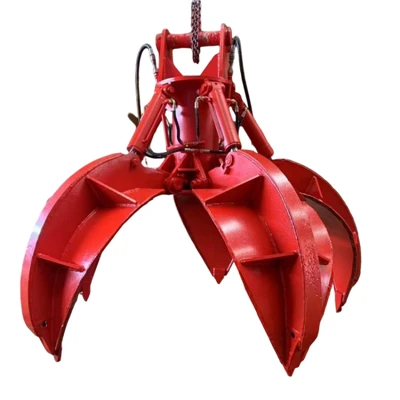 Excavator Orange Peel Grapple